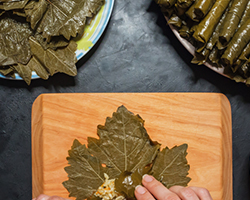 grape-leaves